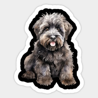 Puppy Bouvier des Flandres Sticker